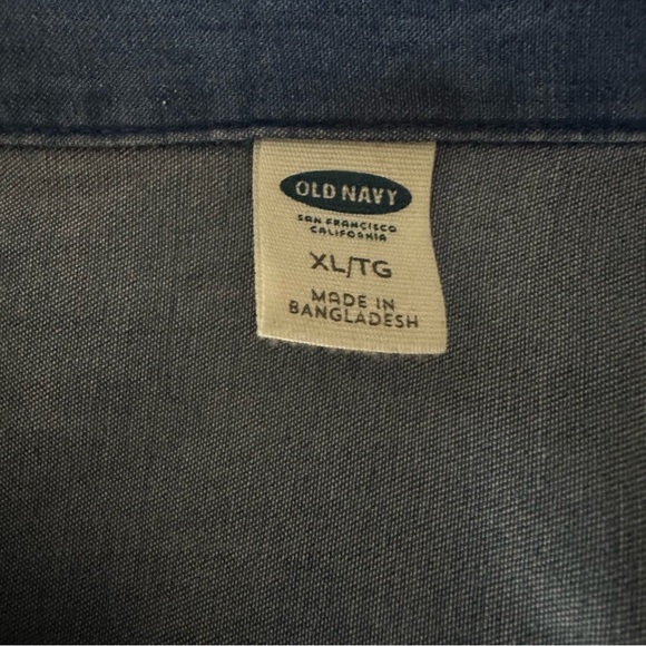 EUC! OLD NAVY DEMIN SHIRT DRESS - Picture 8 of 8